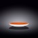 Round plate Wilmax England Spiral, D = 20.5 cm, Orange color