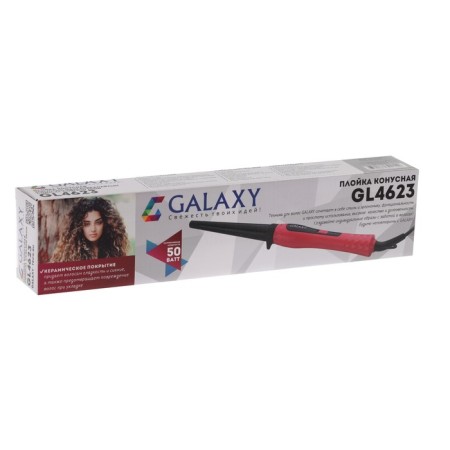 Dumbbell Galaxy GL 4623, 50 W, conical, ceramic coating, D = 25 mm, 200 ° C, red-5