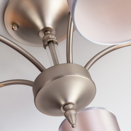 ADAGIO 5X40W E14 chandelier Nickel-3