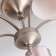 ADAGIO 5X40W E14 chandelier Nickel
