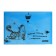 A set of converts on the A4 button, 160 μm, Erichkrause Zen Cats, translucent, 4 pcs., Glossy, with print, mix