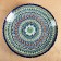 Largan Rishtan ceramics "Patterns", 42 cm, blue, corrugated