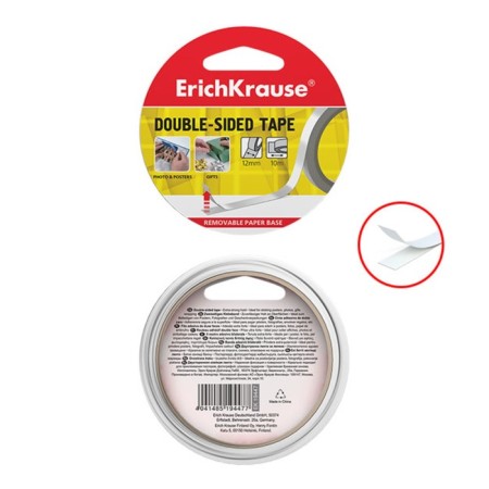 The adhesive tape is bilateral, 12 mm x 10 meters, erichkrause, translucent, price per 1 pc.-3
