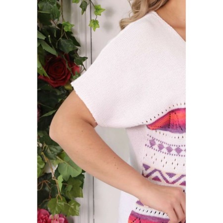 Female jumper, size 52, white color-7