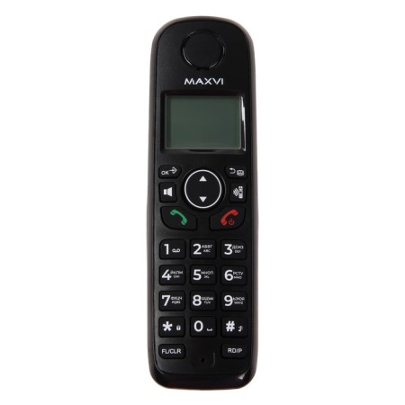 Radio Telphone Dect Maxvi GA-01, Caller ID, Intercom, Speakerophone, AOO, Conference-Black, Black-6