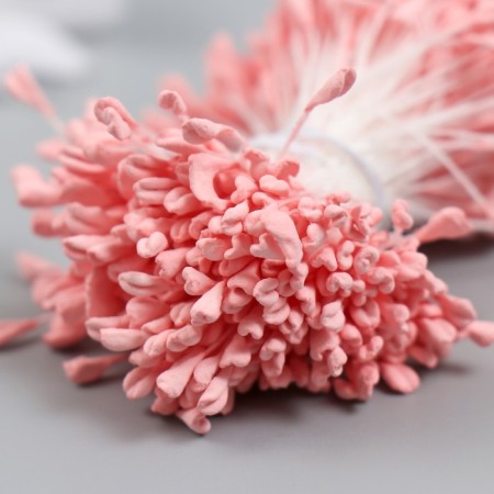 Stamens for flowers "pink" set 360 pcs length 6 cm-2