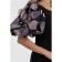 Female dress, size 44, black color, pink