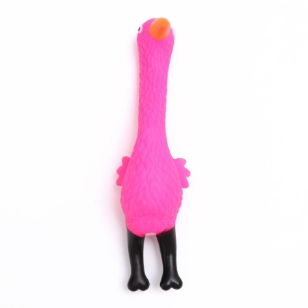 Flosing "Flamingo" toy for dogs, 22.5 cm, pink-1