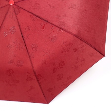 The semi -automatic “roses” umbrella, with a manifested pattern, Eponge, 3 additions, 8 spokes, r = 48 cm, color mix-12