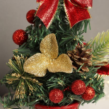 Christmas tree decor "bow" 21x11 cm-1