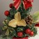 Christmas tree decor "bow" 21x11 cm
