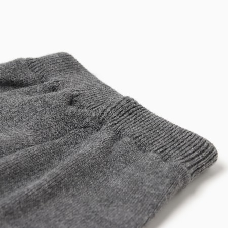 Pants (reitus) Children's knitted minku, gray color, height 80-86 cm-4