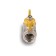 Ball the gas gas aqualink, PN 16, the inner/internal thread 1/2 ", butterfly, nickelir.