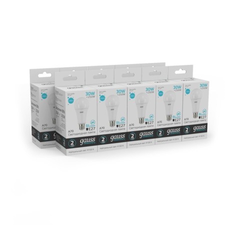 LED LED ELEMENTARY 30W A67 4100K neutr. Bel. E27 2360LM GAUSS 73229-2