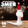 Soft toy "Snake" on a suspension, 14 cm, white color
