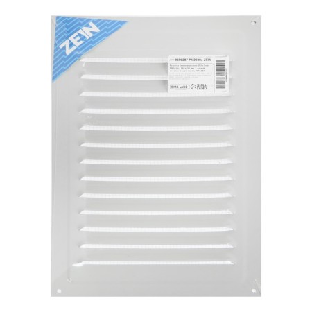 Ventilation grate Zein Lux RM2030s, 200 x 300 mm, with a grid, metal, gray-7