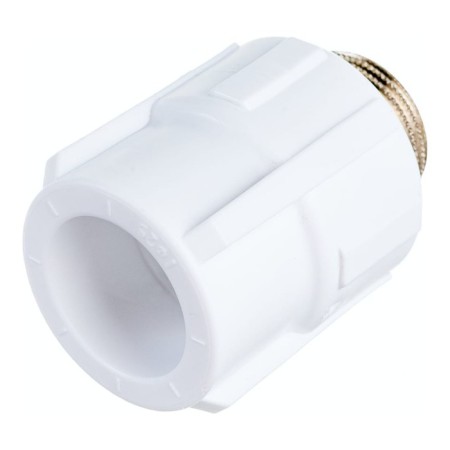 Combined "Politek" coupling, polypropylene, 25 mm x 3/4 ", external thread-2