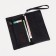 Women's wallet on magnets, black color