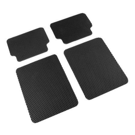 EVA carriers of car, universal, m (low-commandment), without edging, black, set-4