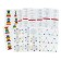 Set. Pyramid with a system of developmental tasks. Kit for kindergarten