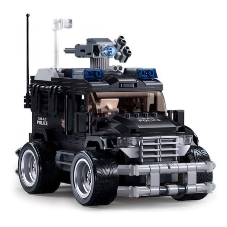 Designer Police SUV Sluban Mesano, on the radio control, 412 details, 6+-2
