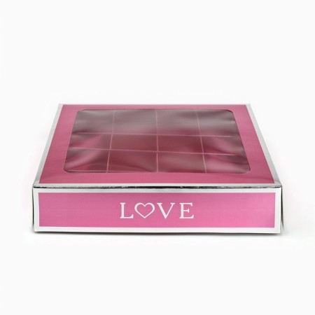 Box for sweets "Love", 18.9 x 18.9 x 3.8 cm-4