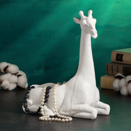 Steel for the little things "Giraffe" 13x11x29cm, white-1