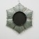 Mirror Metal "Flower with embossing" gold 69x79x7 cm