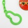 Holder for the nipple - dummy "sweet", on a chain, species mix