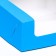 Confectionery packaging with a window, blue, 18 x 18 x 7 cm