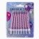 Candles for the cake, pink, 8 pcs.