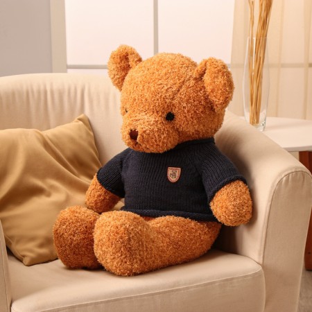Soft toy "Bear", in a knitted sweater, 75 cm-2