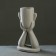 Kashpo "Head Head" gray, 27cm