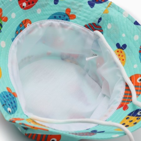 Panama Children's KAFTAN "FISH" R.48 Blue-6