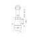 Siphon for sink "Ani Plast" C0120, 1 1/2 "x 40 mm, without release