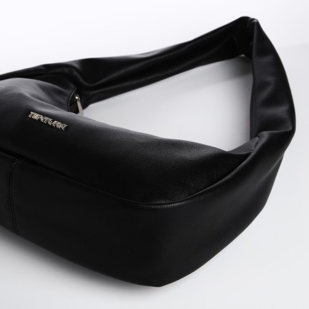 Women's bag Textura, baguette, small size, black color-3