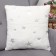 Pillowcase decorative Ethel "Star", silver, 43 x 43 cm, 100% of the p/e