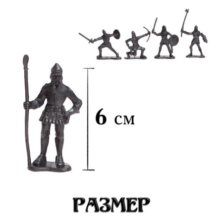 Набор рыцарей «Сражение за крепость», 64 предмета-1
