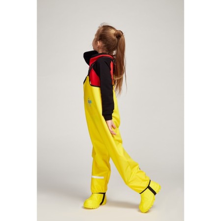 Semi -combine zone for children, waterproof, yellow plain color, height 92-4