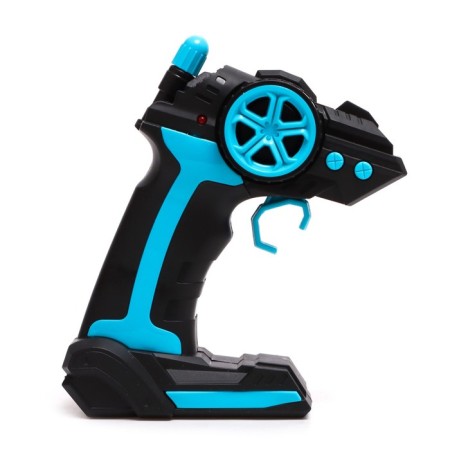 Crow in the radio -controlled Climber, 1:16, 4WD, light effects, works on the battery, the color is blue-4