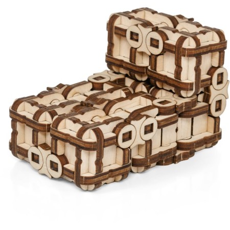 Wooden designer-heading EWA "Metamorphic. Cube "-18