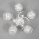 Causte "Fania" 5he27 40W white-gold 58x58x27 cm Bayerlux