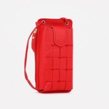 Baby bag on magnet, long belt, red color