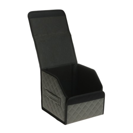 Organizer COFR in the car Cartage Sakvoyazh, eco -leather coat, 30 cm, gray-3