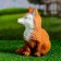 Garden figure "Little Fox Small" 13x15x18cm