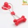 A toy for dogs "bone on a suction cup", 40 cm, red