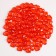Plastic sores are decorative, set of 100 pcs., Size 1 pc. - 2 × 2 cm, red color
