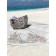 Pareo and beach rug "Beautiful Lady of Spring", d = 150 cm
