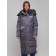 Coat insulated winter female, size 44, dark purple color