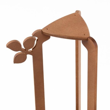 Standing Column for Flower Flower Flores 49x36x26 cm, nut color-1